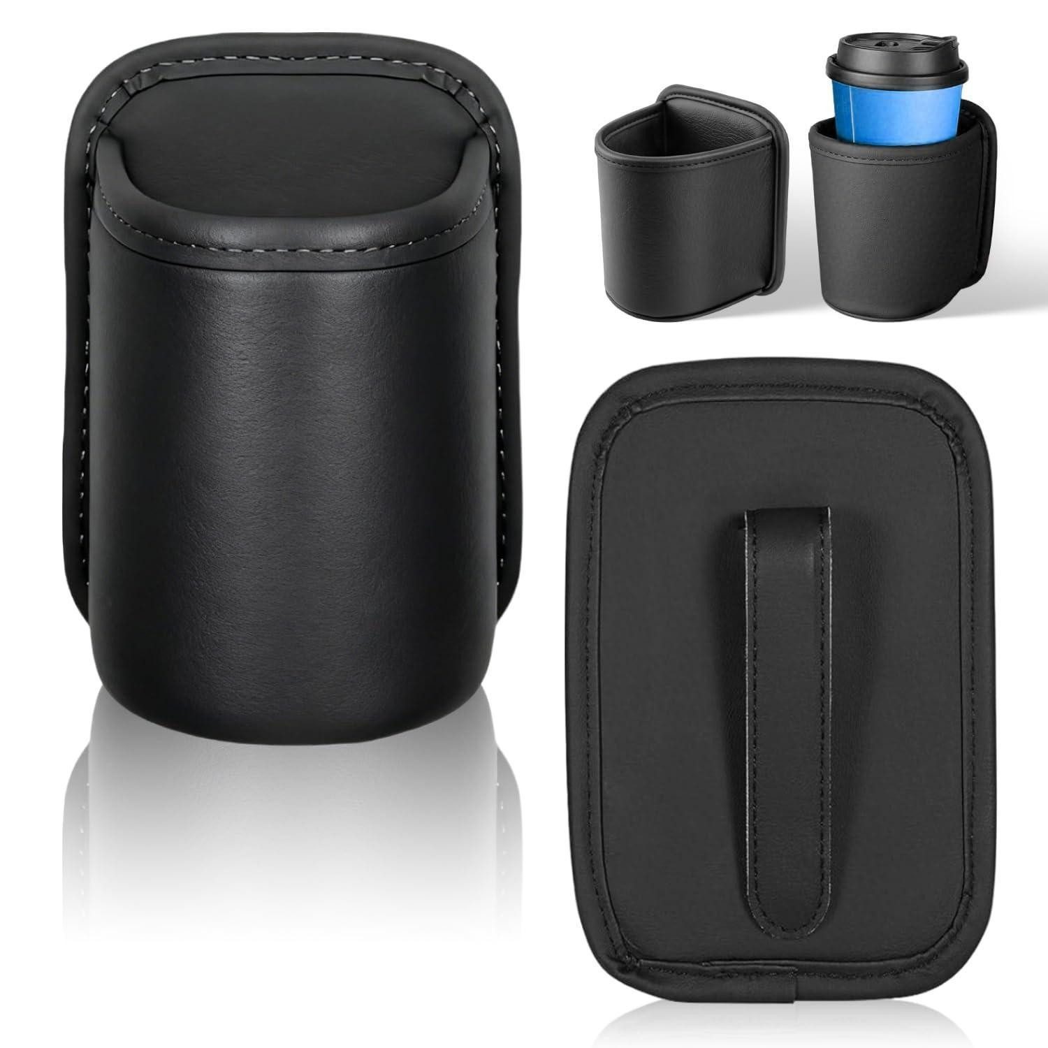 LuxusKollektion Becherhalter Getränkehalter Auto Leder Clip multifunktional Aufbewahrung Flaschen