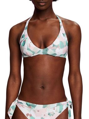 Esprit Triangel-Bikini-Top Recycelt: Wattiertes Neckholder-Bikinitop