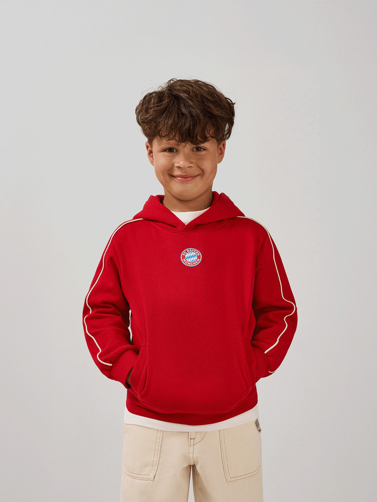 FC Bayern München Kapuzenpullover FC Bayern München, Hoodie Essentials, Kinder, Rot