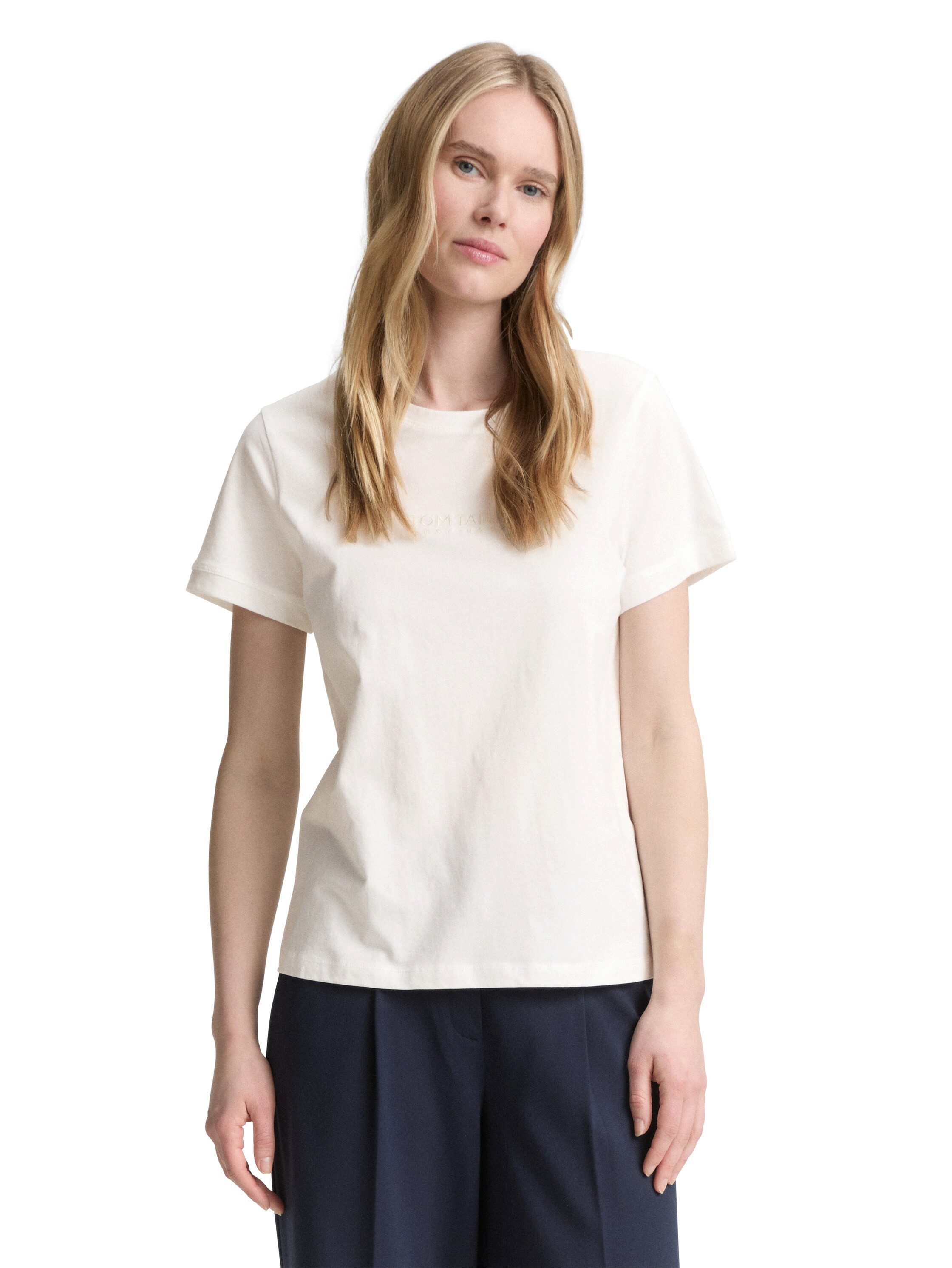 TOM TAILOR T-Shirt (Packung, 2-tlg) mit Logo Schriftzug günstig online kaufen