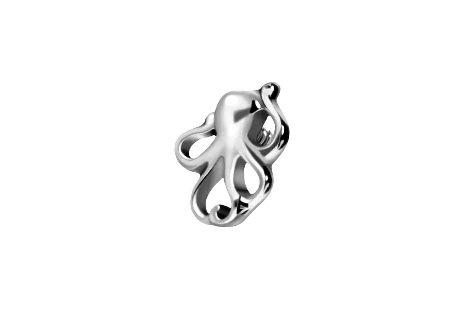 Piercing-Set Titan Schraubaufsatz mit Außengewinde OKTOPUS