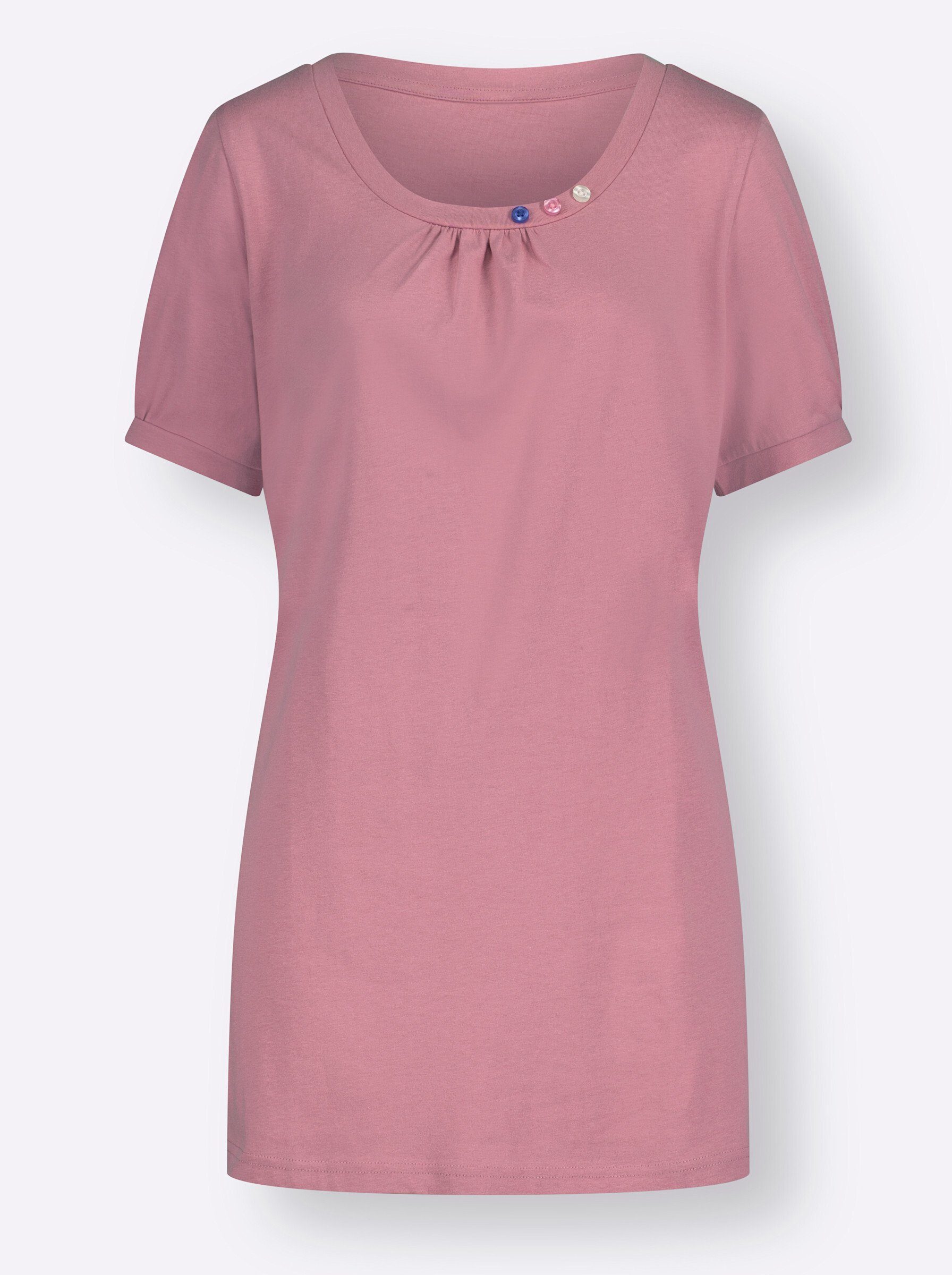 Sieh an! T-Shirt Longshirt Kurzarm – Bild 4 von 4
