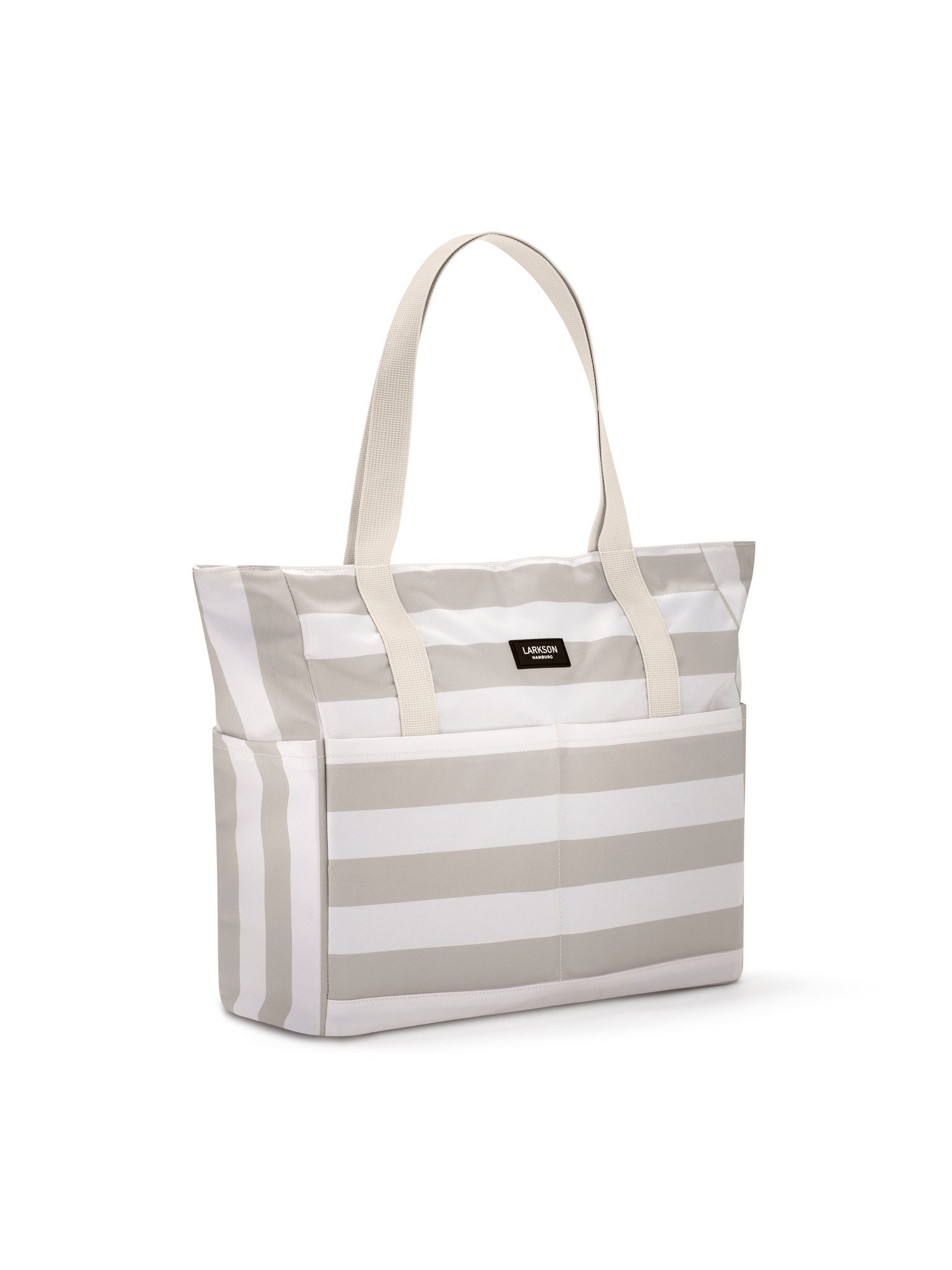 LARKSON Strandtasche Linn Strandtasche mit Reißverschluss (1-tlg), Große Be günstig online kaufen