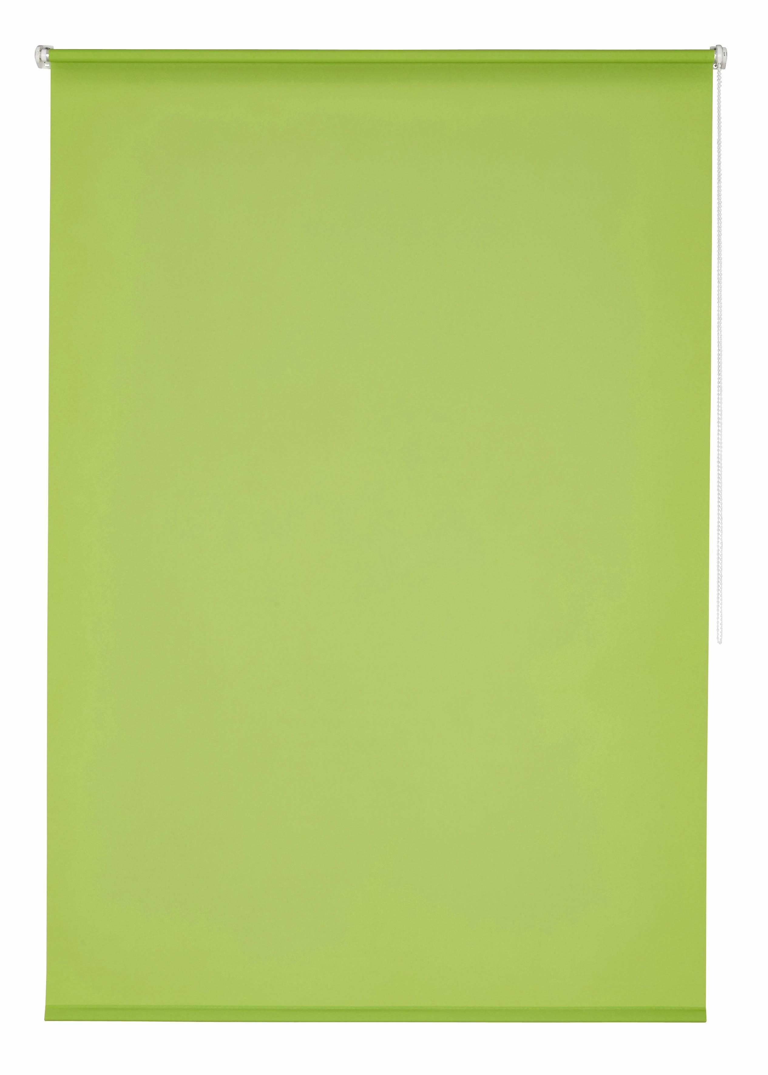 Seitenzugrollo Klemmfix-Rollo, K-HOME, Lichtschutz, ohne Bohren, Klemmfix, 1 Stück apfelgrün