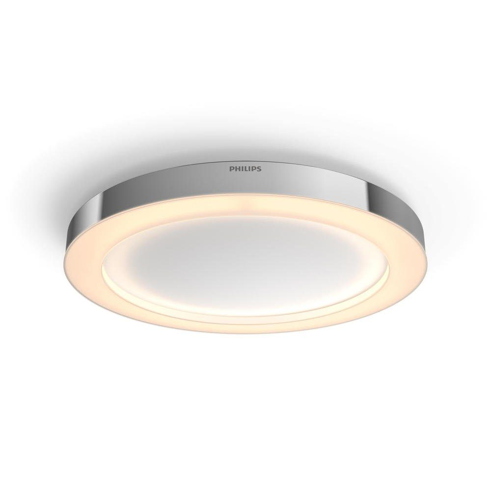 Philips Hue Spiegelleuchte LED Deckenleuchte Adore tunable White in Chrom  25W 2900lm IP44, keine Angabe, Leuchtmittel enthalten: Ja, fest verbaut,  LED, warmweiss, Badezimmerlampen, Badleuchte, Lampen für das Badezimmer