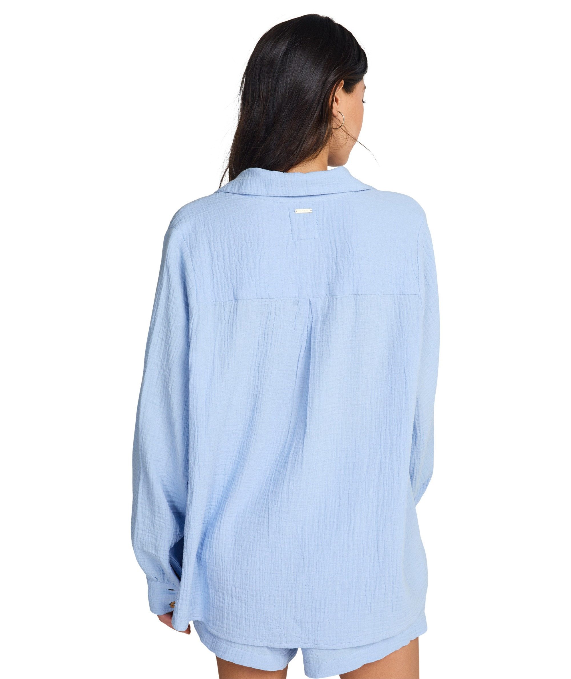 Billabong Hemdblusenkleid SWELL BLOUSE sportlicher Look, für Sportmode, Sommermode und Strandmode