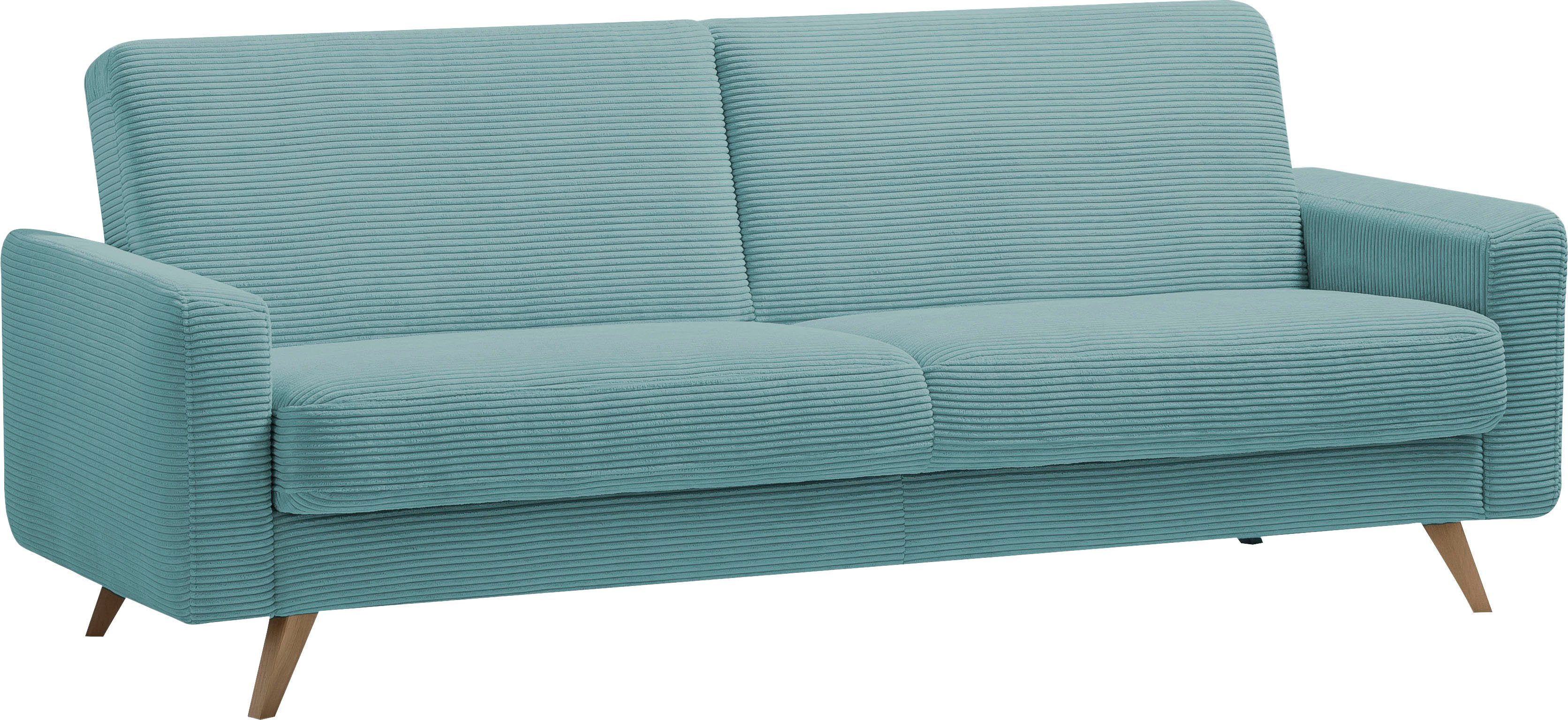 sofa Samso, Bettfunktion 3-Sitzer Bettkasten - exxpo Inklusive und fashion sky