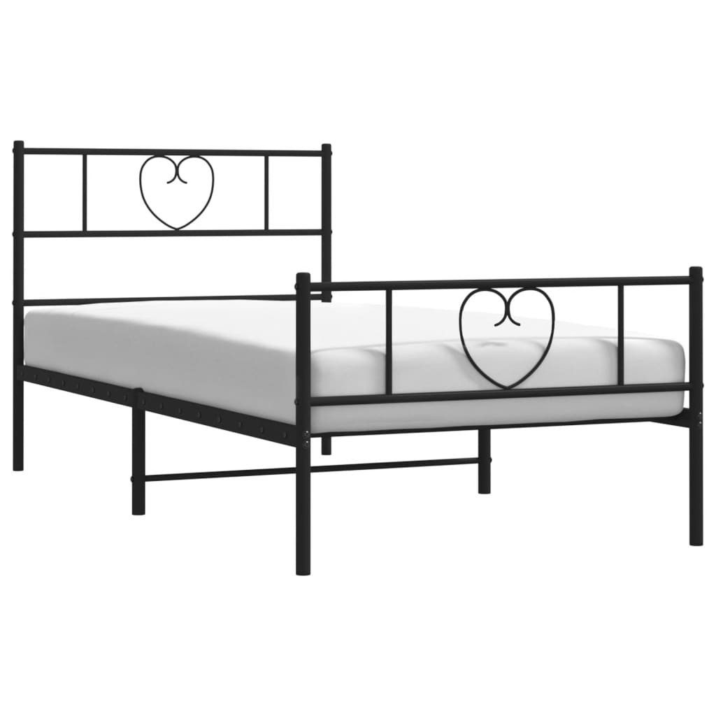 vidaXL Bett Bettgestell mit Kopf- und günstig online kaufen