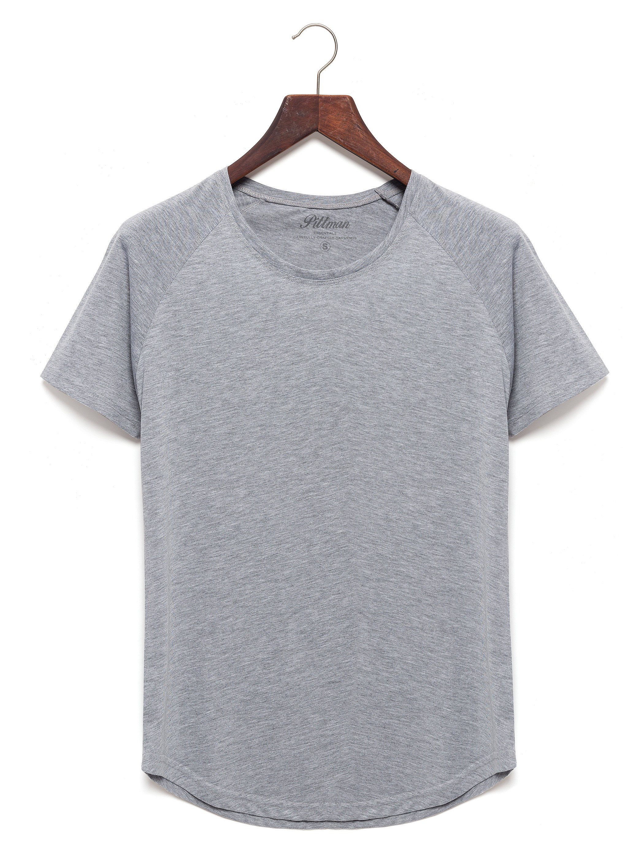 Pittman T-Shirt 3-Pack Herren T-Shirt Finn (Set, 3er-Pack) Oversize Rundhals T-Shirt