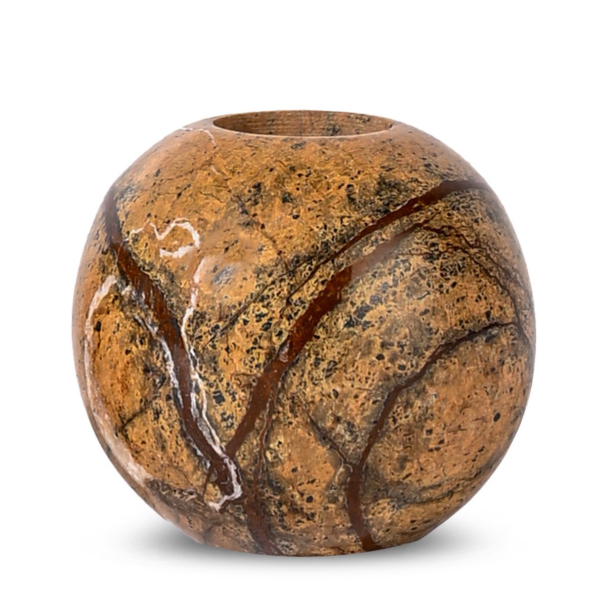 sagaform Kerzenhalter Kerzenhalter Forest Marble, Für 1 Tisch-Stabkerzen mit ca. 2 cm Durchmesser (handelsüblich)