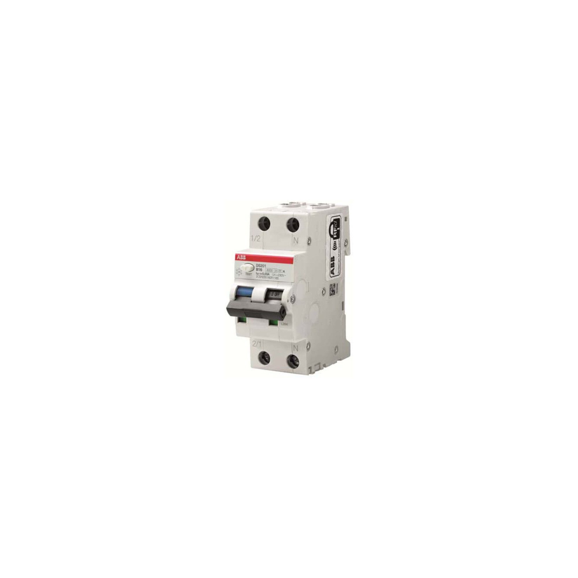 ABB Feuchtigkeitsmesser ABB Stotz S&J FI/LS-Schalter 6kA, 1p+N DS201A-B16/0,3