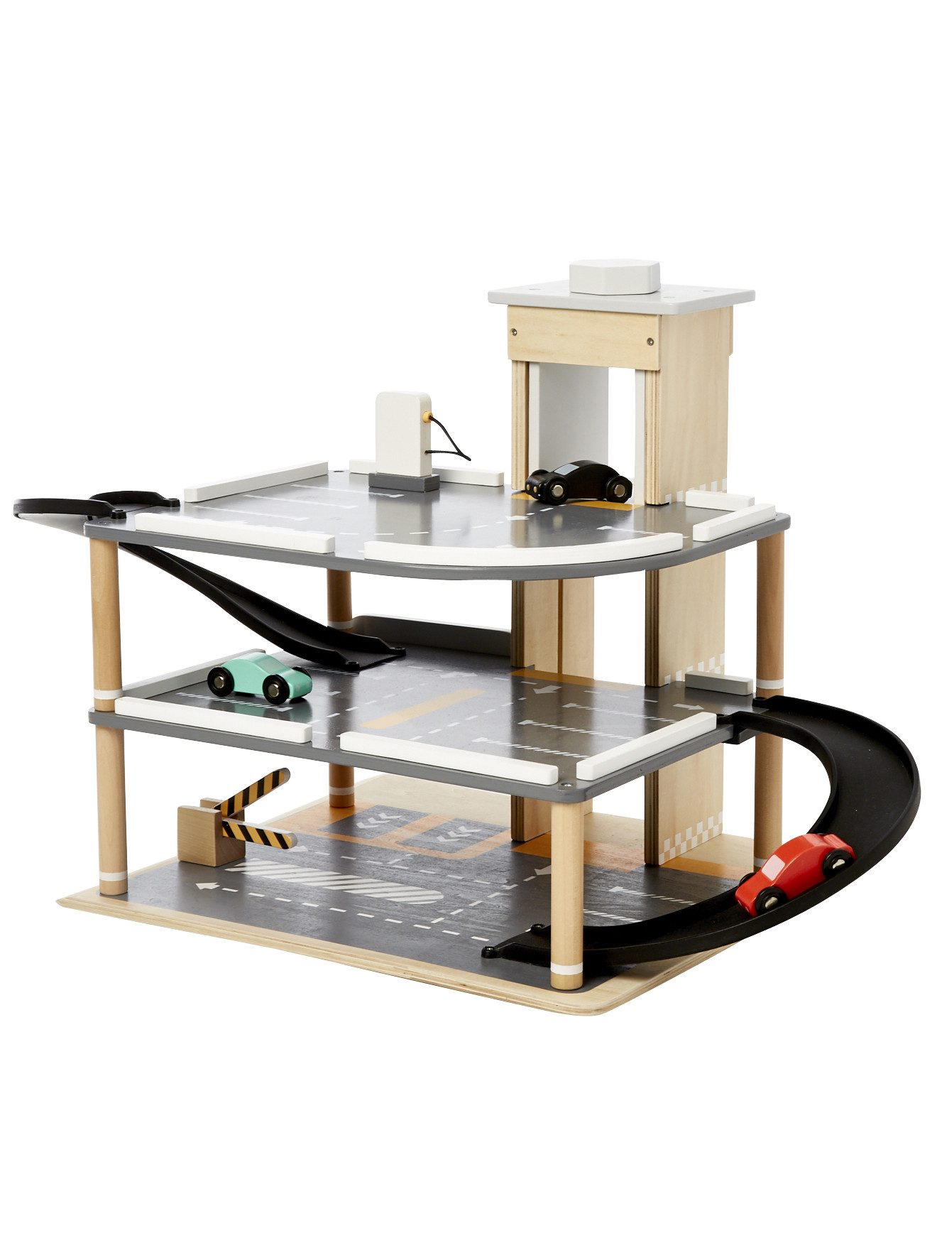 vertbaudet Spielzeug-Auto Kinder Parkhaus mit 3 Etagen aus Holz FSC® günstig online kaufen