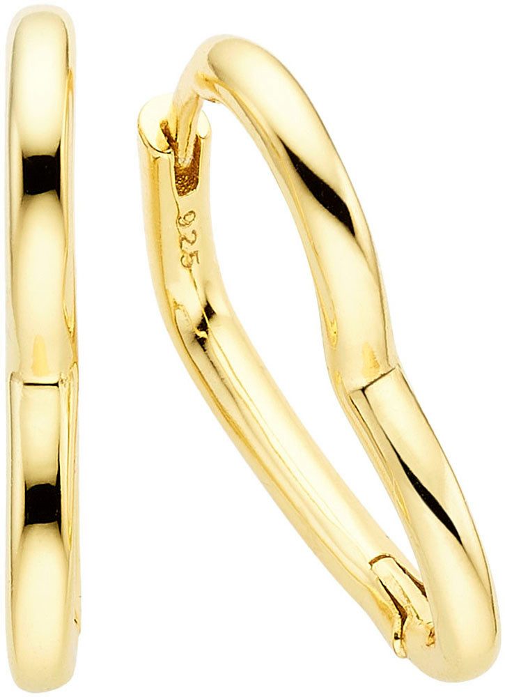 Aniston JEWELRY & WATCHES Paar Creolen Schmuck Geschenk Ohrschmuck Ohrringe Herzform