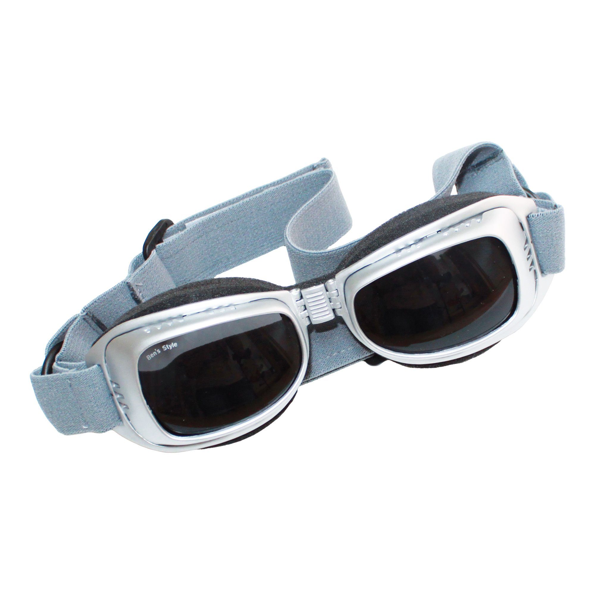 Schecker Sonnenbrille Cabrio-Brille (1-St) für Kunststoffmaterial und dadurch extrem bruchfesten elastischen Hunde leichten