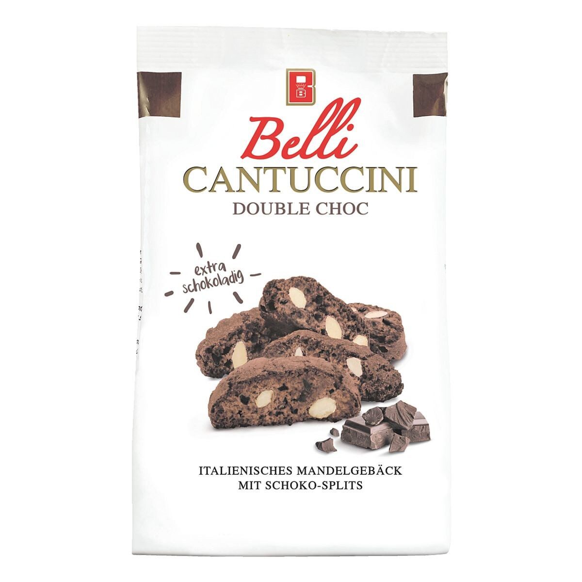 Belli Cantuccini Kekse Cantuccini Double Choc, Mandelgebäck 250 g