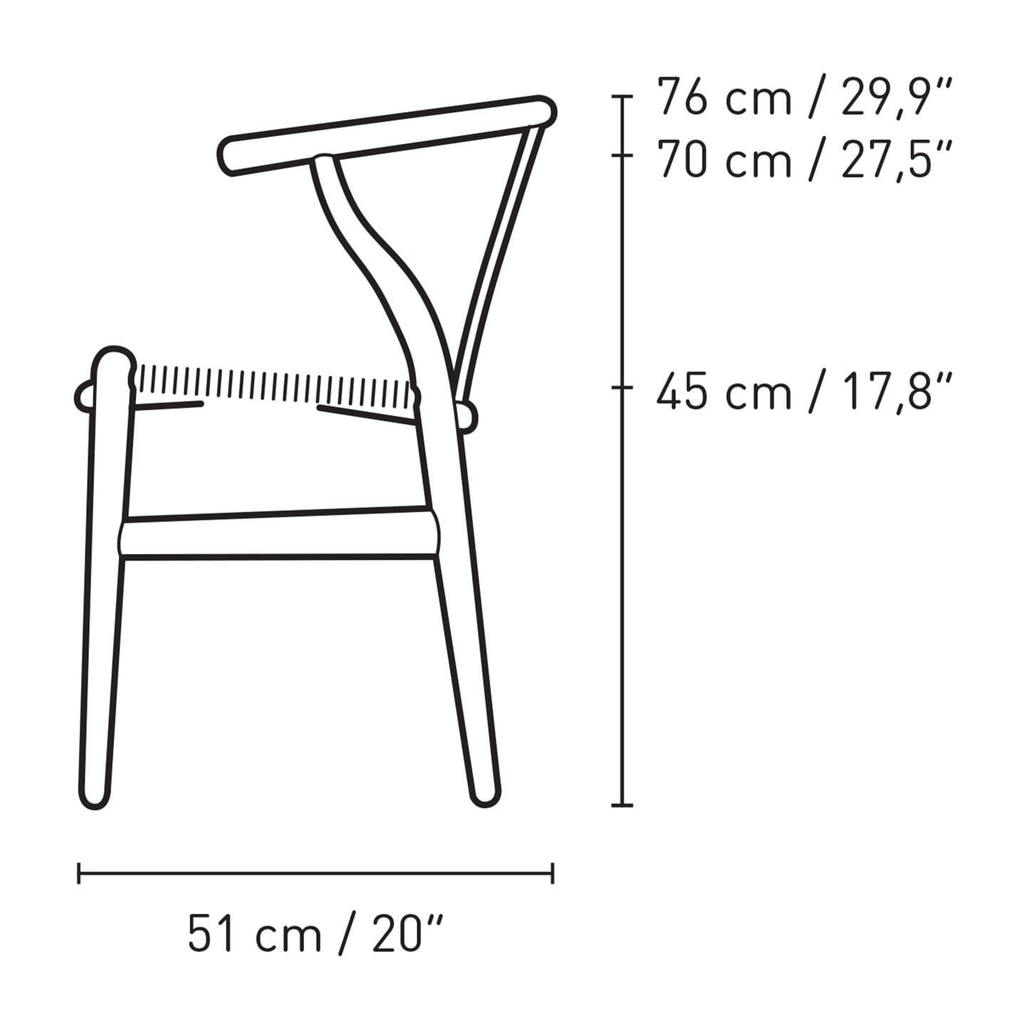 Carl Wishbone Hansen / Chair Hansen Eiche Y-Chair Carl Esszimmerstuhl Natur Stuhl Geflecht geölt