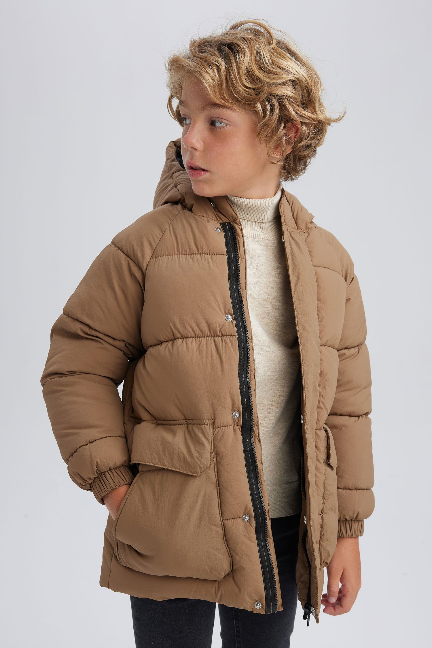 DeFacto Wintermantel Jungen Wintermantel REGULAR FIT