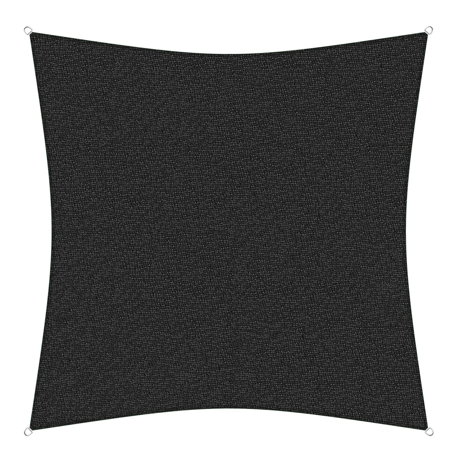 sunprotect Sonnensegel 5 x 5 m Quadrat, ideal für Garten, Balkon & Terrasse