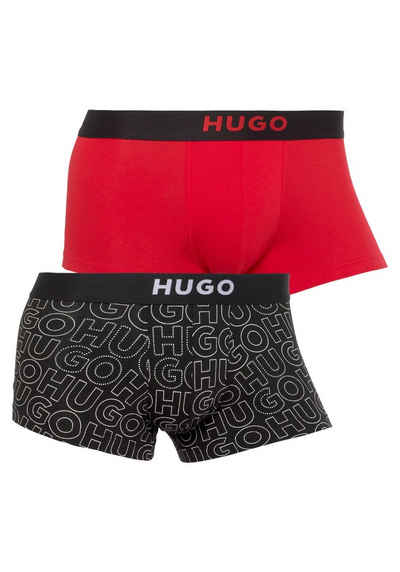 HUGO Trunk BROTHER PACK 10241846 07 (2-St) mit HUGO Label auf dem Bund