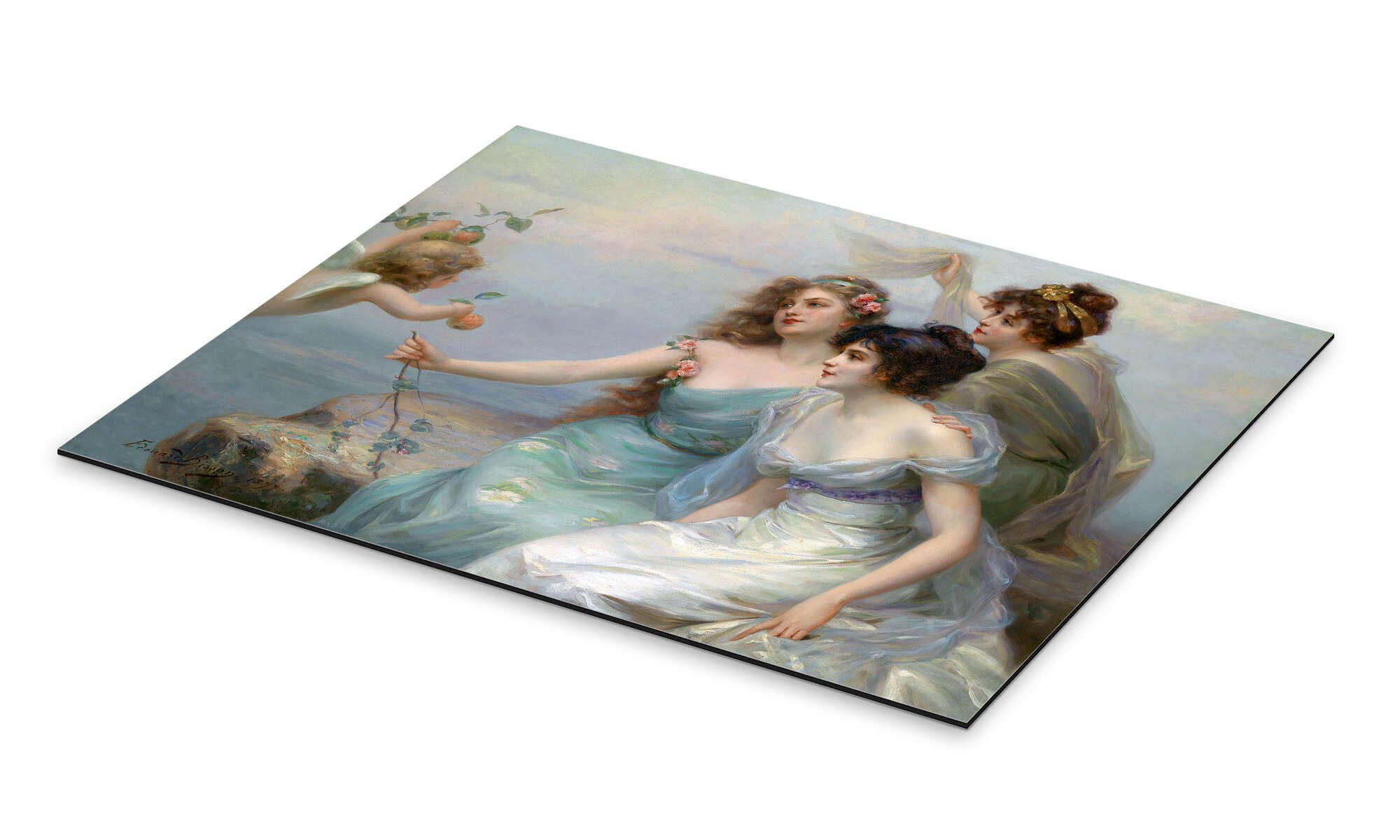 Posterlounge Wandbild Die drei Grazien, Edouard Bisson, erhältlich als Poster, Leinwandbild, Wandsticker oder Acrylglasbild
