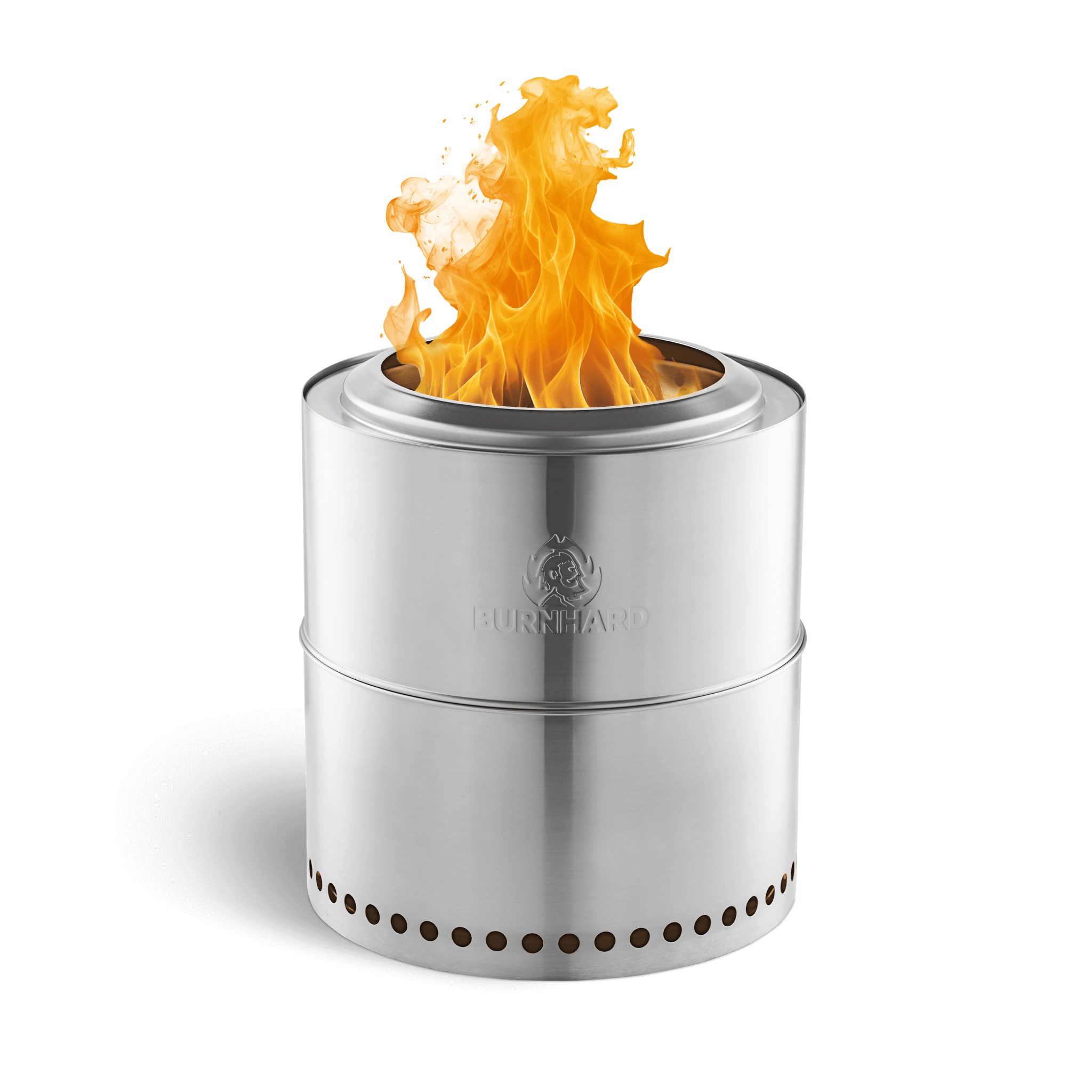 BURNHARD® Feuerschale, Edelstahl 36 cm, inkl. Aufbewahrungstasche, Feuerton günstig online kaufen