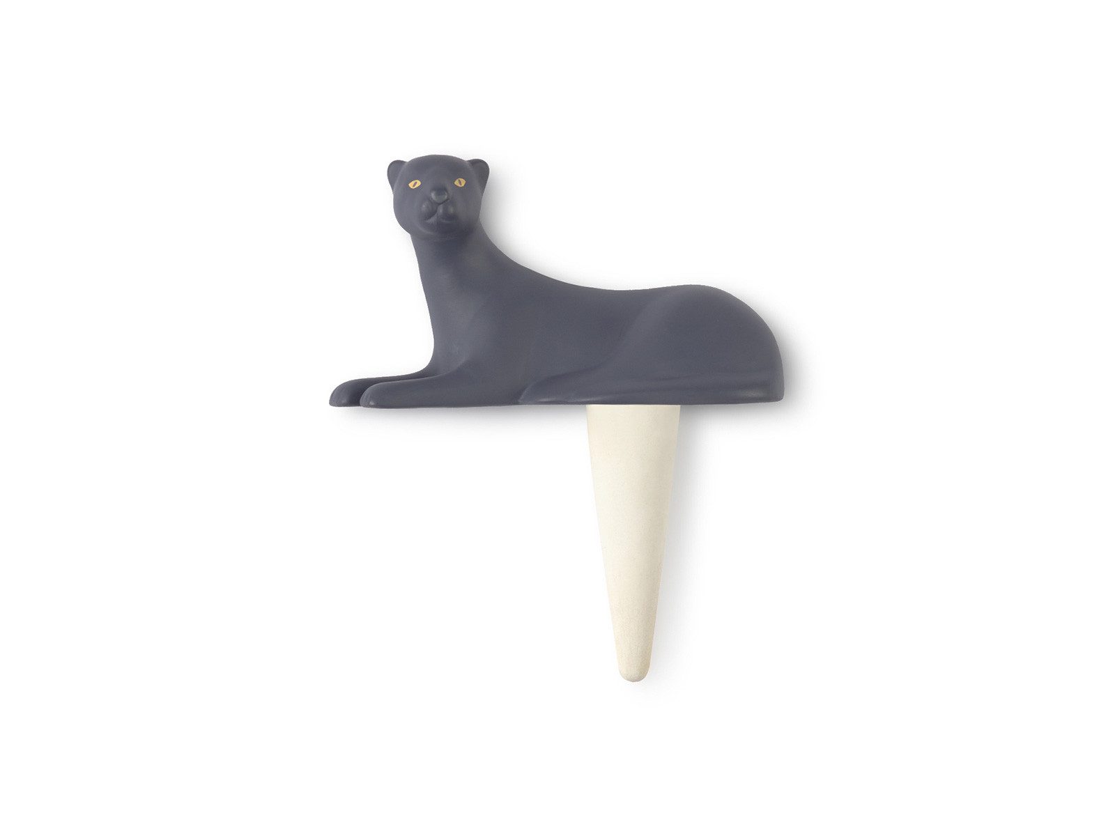 DOIY Bewässerungssystem Jangal Panther Blumentopf-Selbstbewässerungssystem, (Keramik, 1-tlg., ca. 16 x 7 x 18 cm), praktisch und dekorativ für Ihre Topfpflanzen