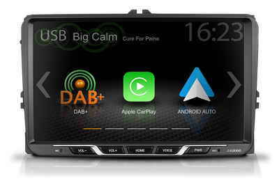 Zenec Zenec Z-E2055 2-DIN Autoradio mit Bluetooth - DAB - Android Auto - Apple CarPlay VW - Seat - Skoda Stereoanlage