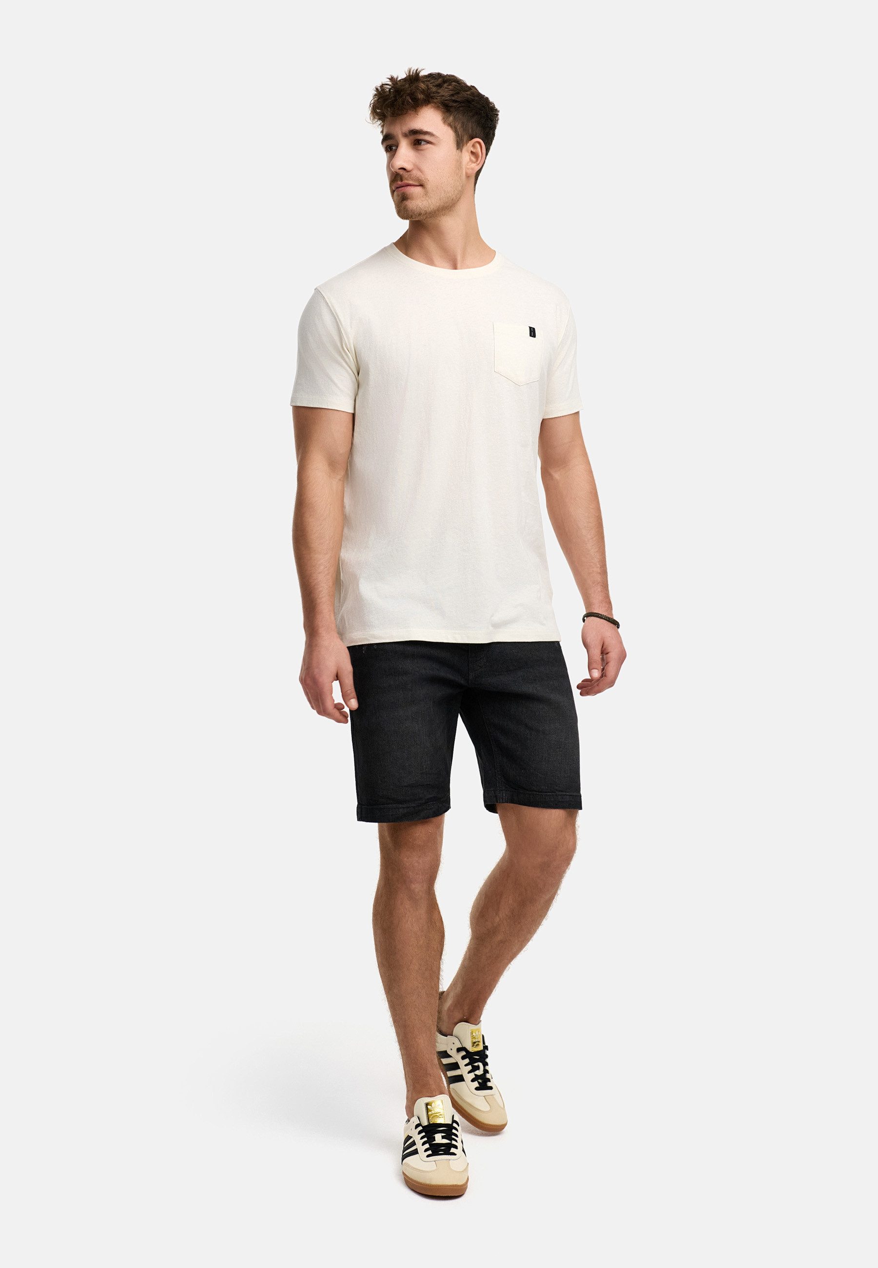 INDICODE Jeansshorts Herren INMCFly Jeans Shorts Herrenshorts stretchy Denim-Shorts mit crushed washing – Bild 5 von 5