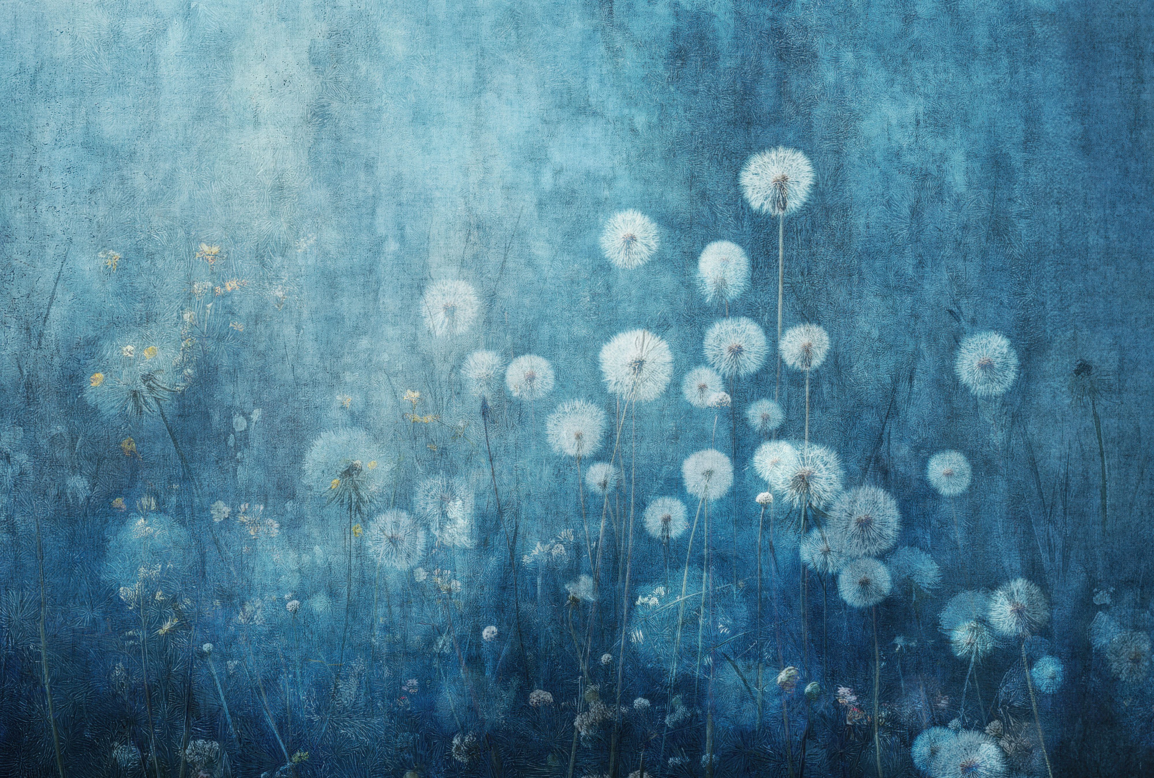 Erismann Vliestapete Vliestapete Leinwandoptik blau Erismann 220860701