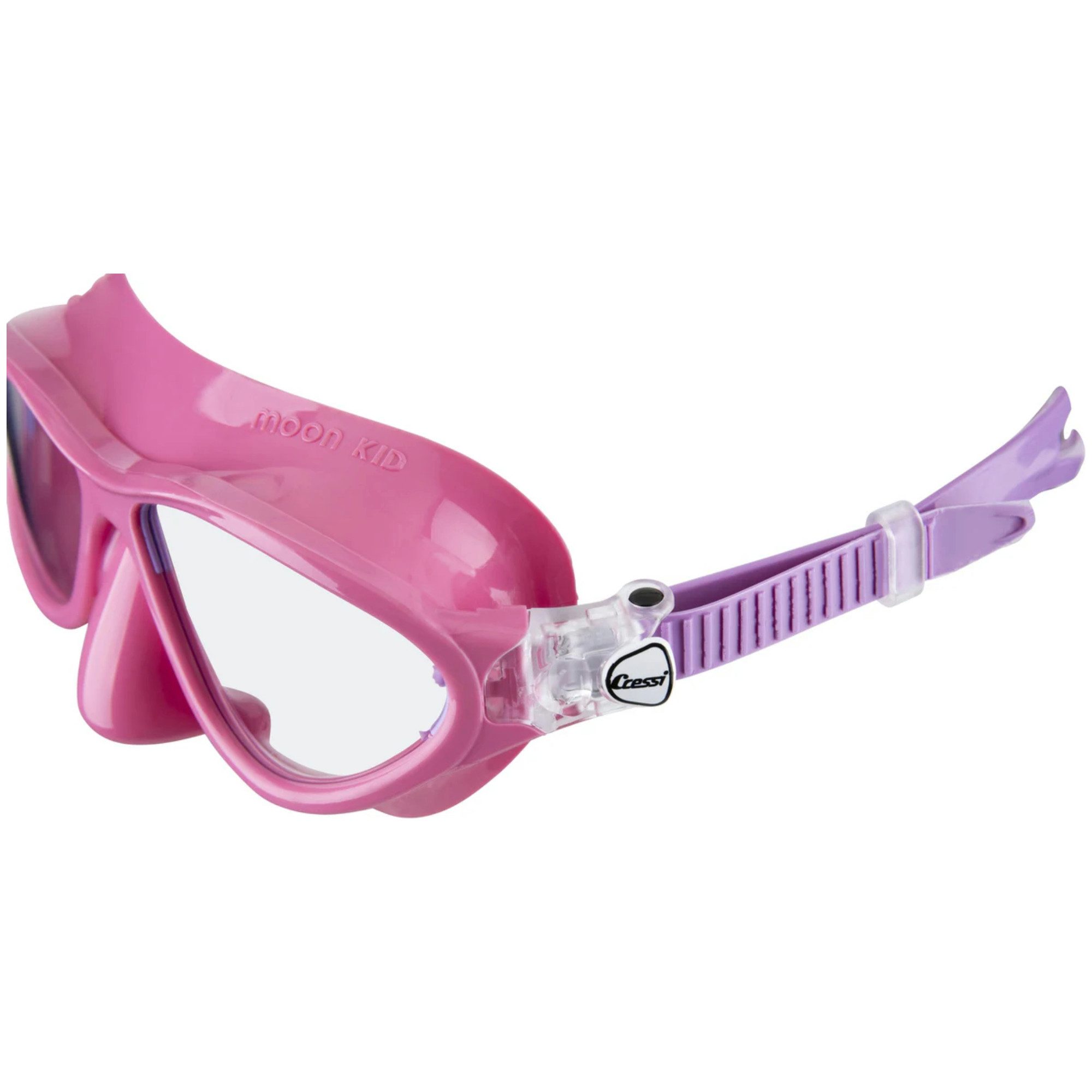 Cressi Tauchermaske Moon Maske - Kinder Schwimmmaske - Pink/Lilac
