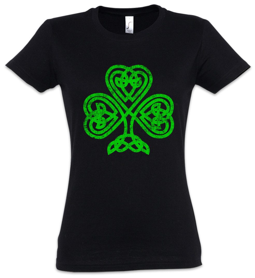 Urban Backwoods Print-Shirt Shamrock Irish Knot I Damen T-Shirt Cloverleaf günstig online kaufen