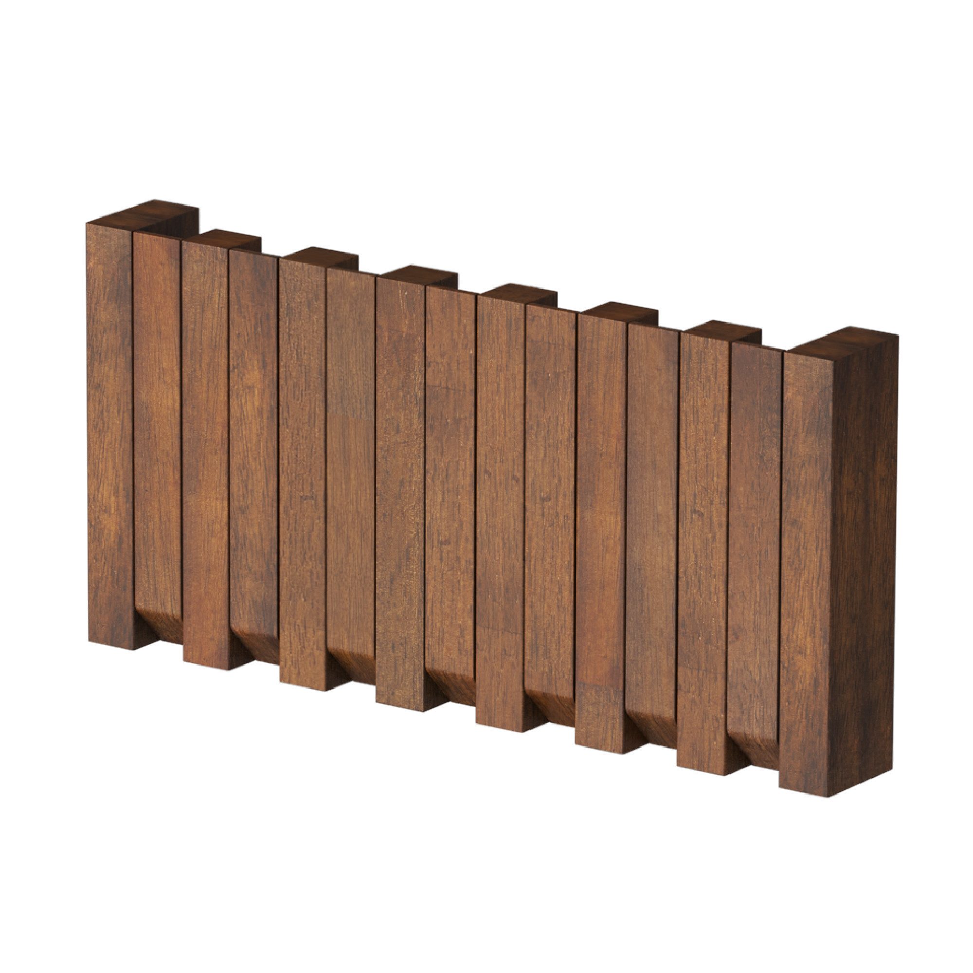 Mai & Mai Wandgarderobe Garderobenleiste Kleiderhaken Wandhaken aus Holz magnetisch Twigro-01, aus Holz