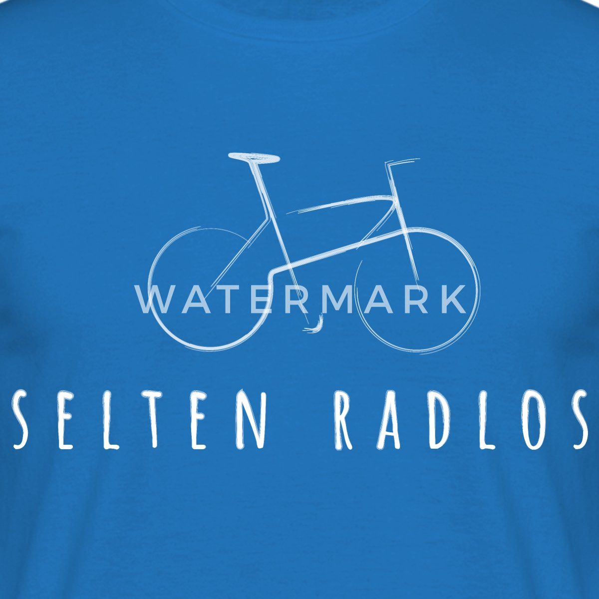 Spreadshirt T-Shirt Fahrrad Geschenk Selten Radlos günstig online kaufen