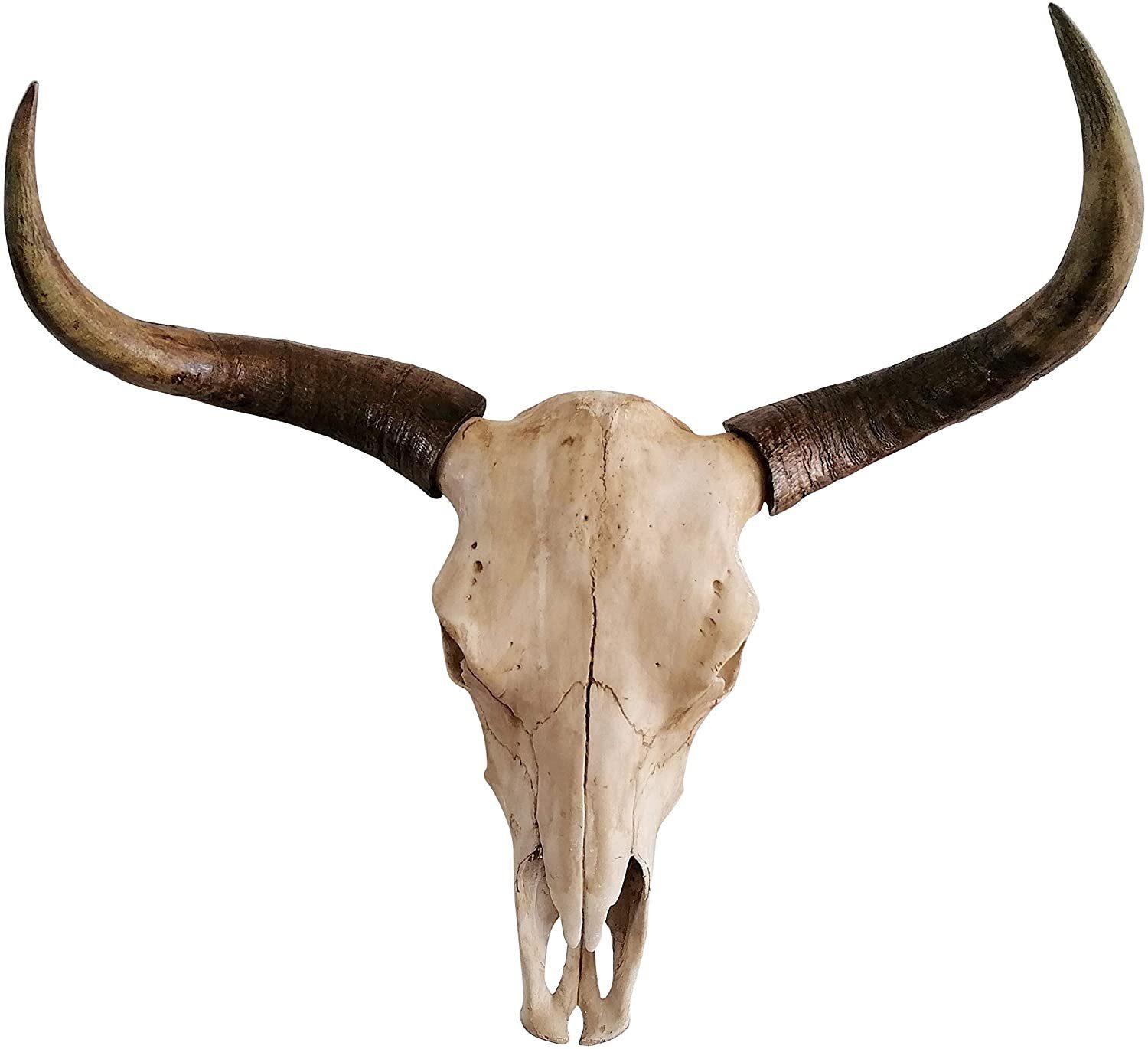 MichaelNoll Wanddekoobjekt Stierkopf Bullenkopf Stier Bullenschädel Wanddekoration Wanddeko 73 cm