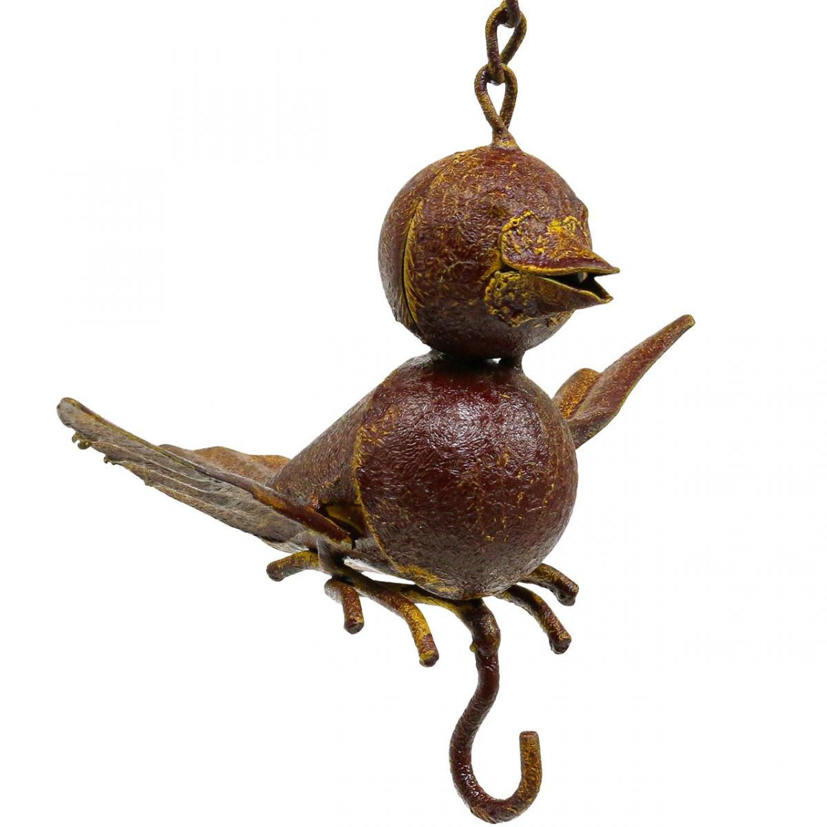Thumbnail - Viana Nistkasten Metallvogel Futterstelle Rost Deko Garten Balkon 13cm