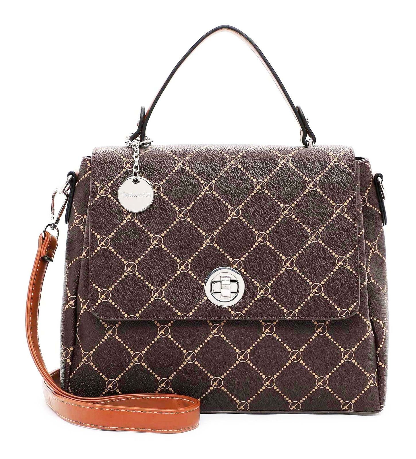 Tamaris Handtasche Anastasia Lock Brown / Cognac