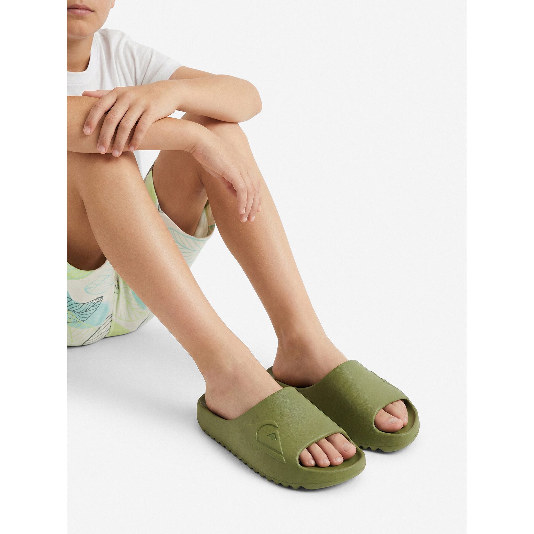 Quiksilver Quiksilver Jungen-Flip-Flops in Khaki Badepantolette