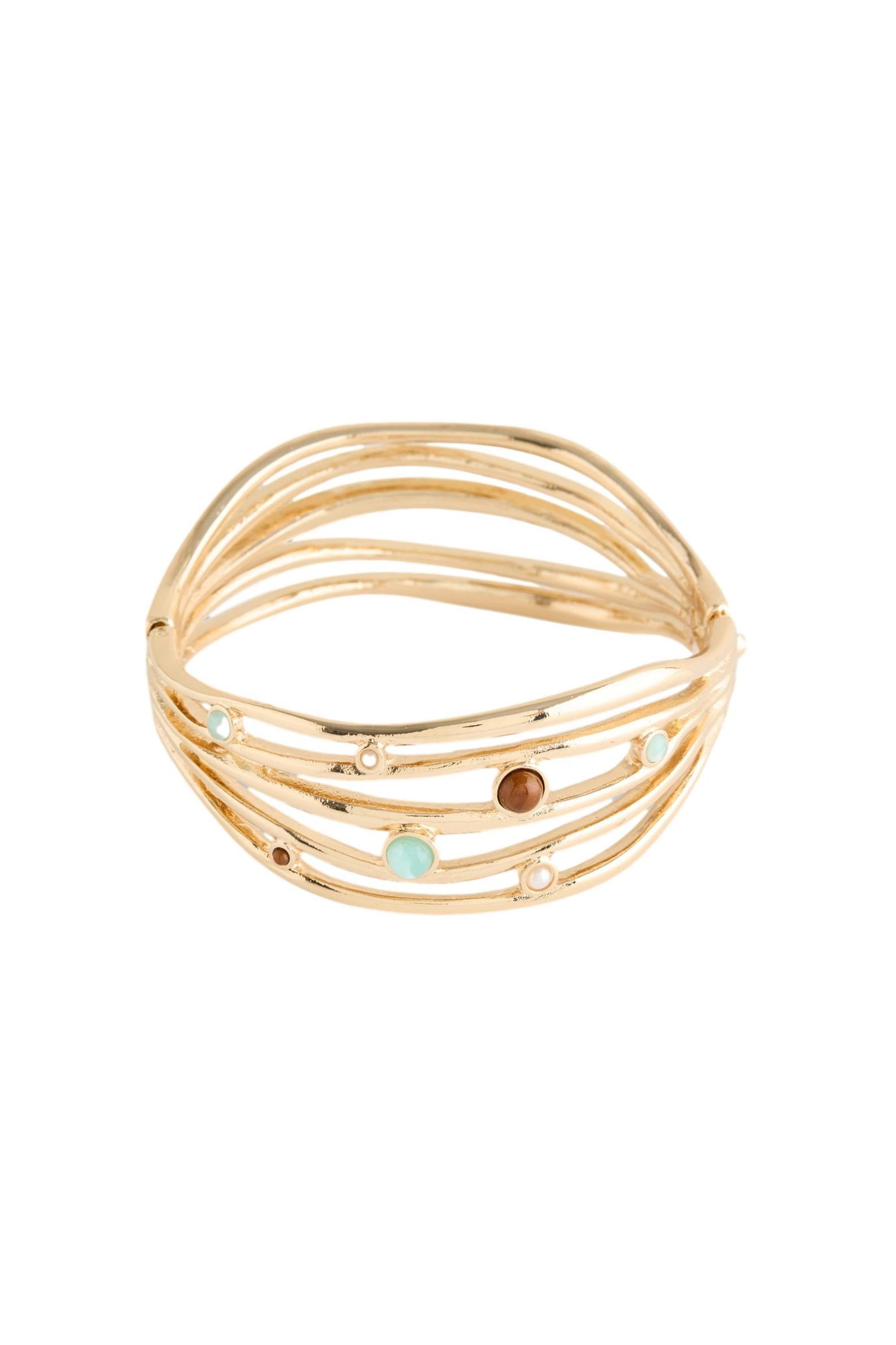 Next Armband Armreif mit Steindetail (1-tlg)