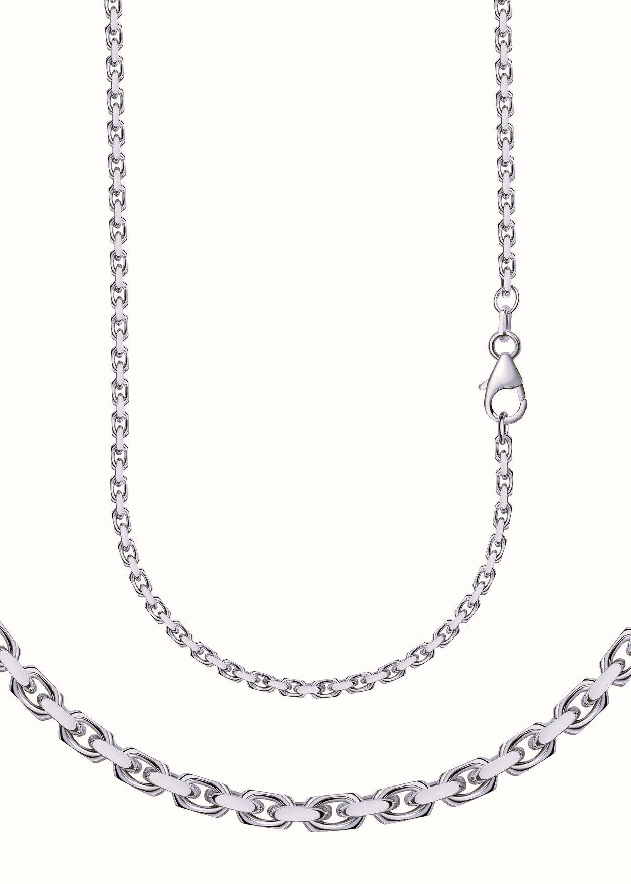 Collierkettchen Schmuck Silber 925 Armband Kette Ankerkette diamantiert