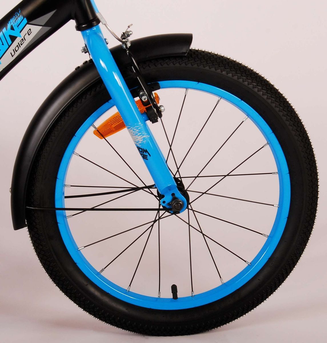 Volare Kinderfahrrad 18 ZOLL Kinder Jungen Fahrrad Kinderfahrrad Bike Rad TB Blau 21790, Rücktriit, Gepäckträger, Seitenständer, Stützräder