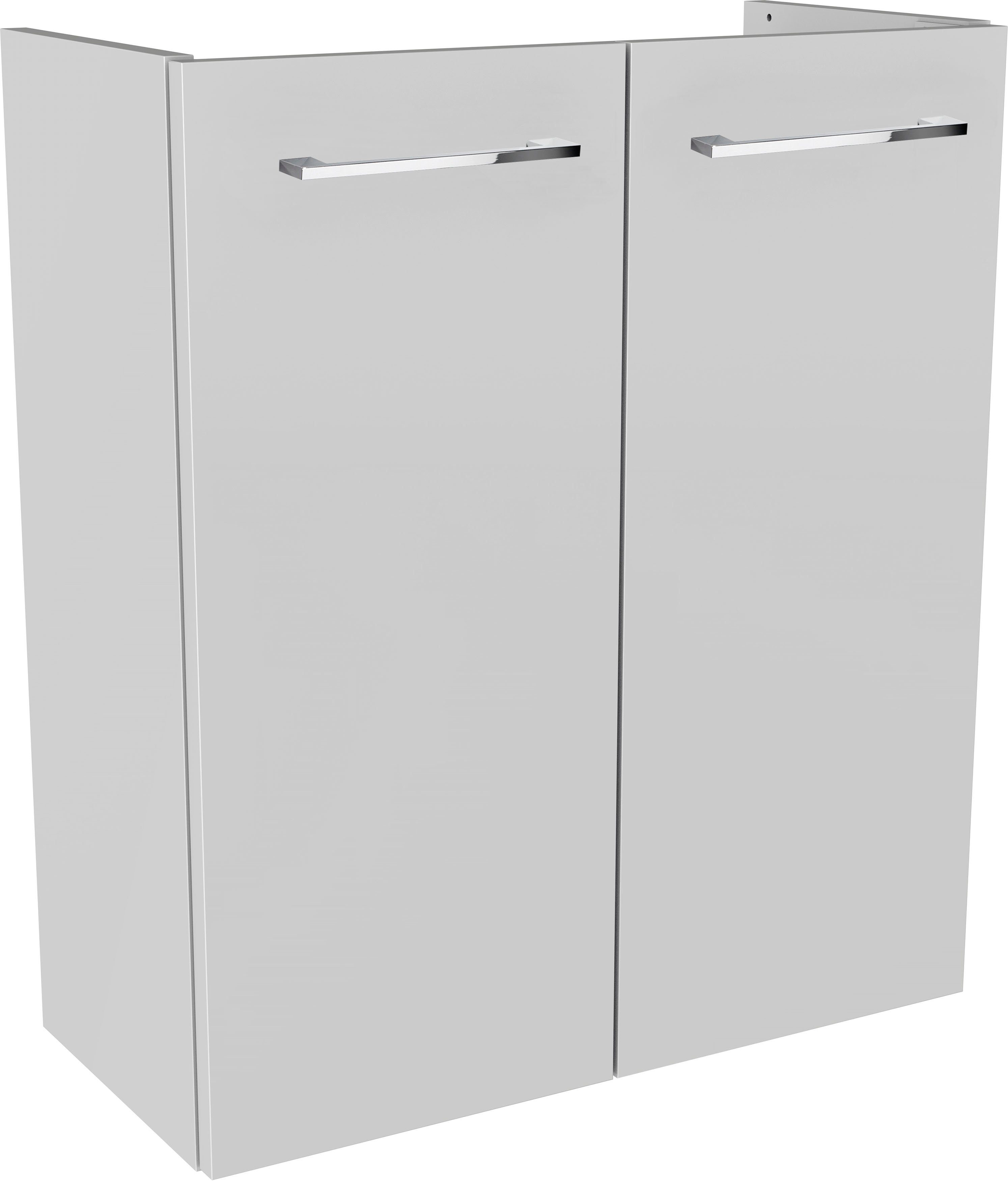 FACKELMANN Waschbeckenunterschrank SBC Badmöbel für Gäste-WC, Breite ca. 55 cm