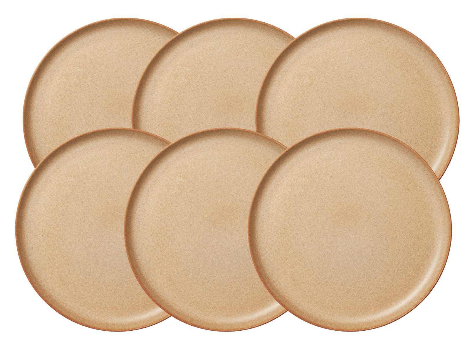ASA SELECTION Teller-Set Saisons Speiseteller almond 26,5 cm Set6, Steinzeug, Geschirr