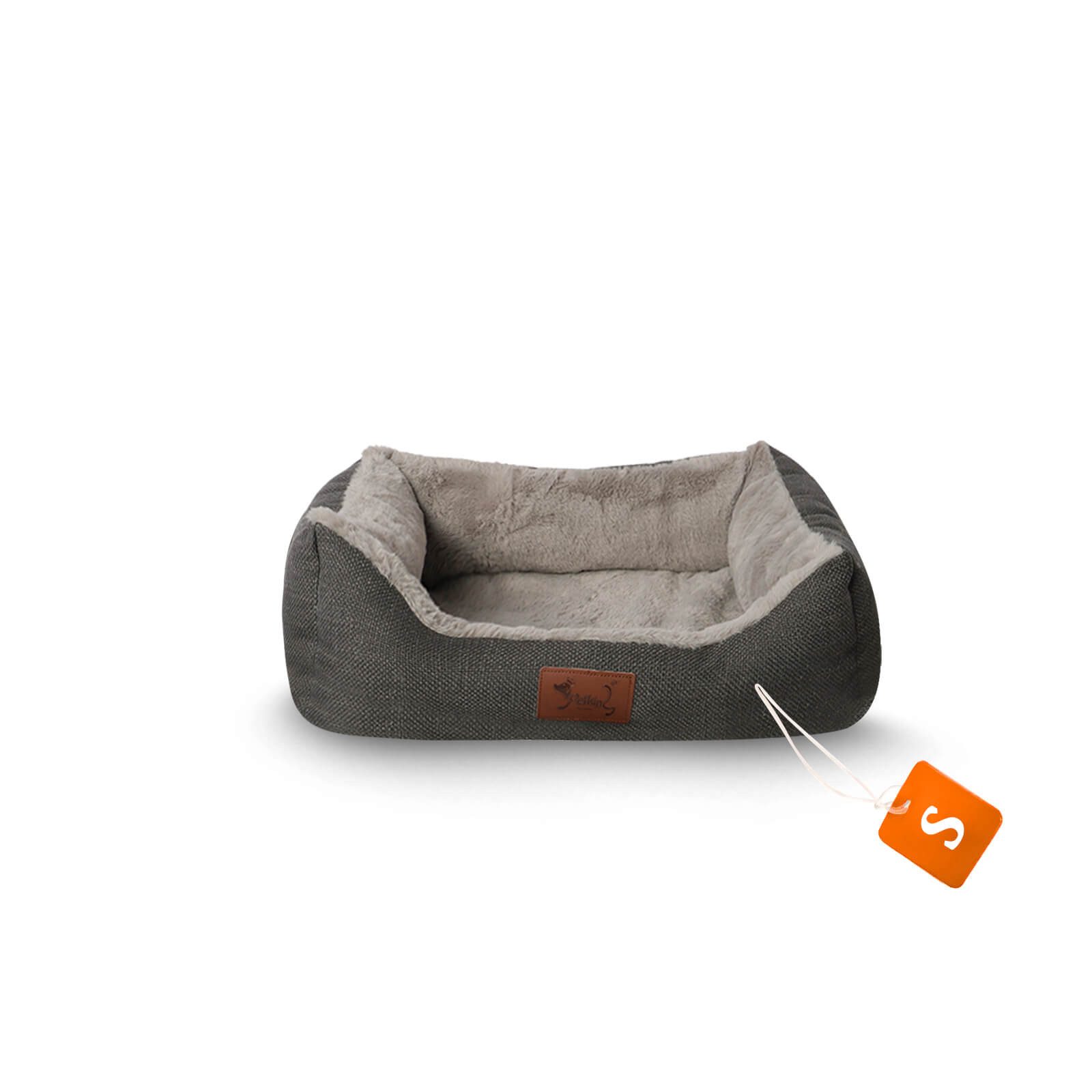 TopMeow Tierbett Hundebett mit Rand, Made in Spain, Sofastoff, robust, mit günstig online kaufen