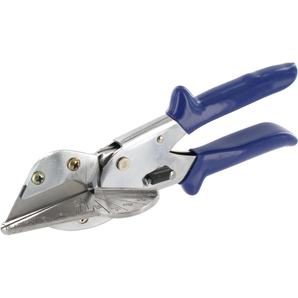 Triuso Gehrungsschere Gehrungsschere 220mm / 50mm Schnittbreite, beidseitig verwendbar, Schnitttiefe: 60 mm