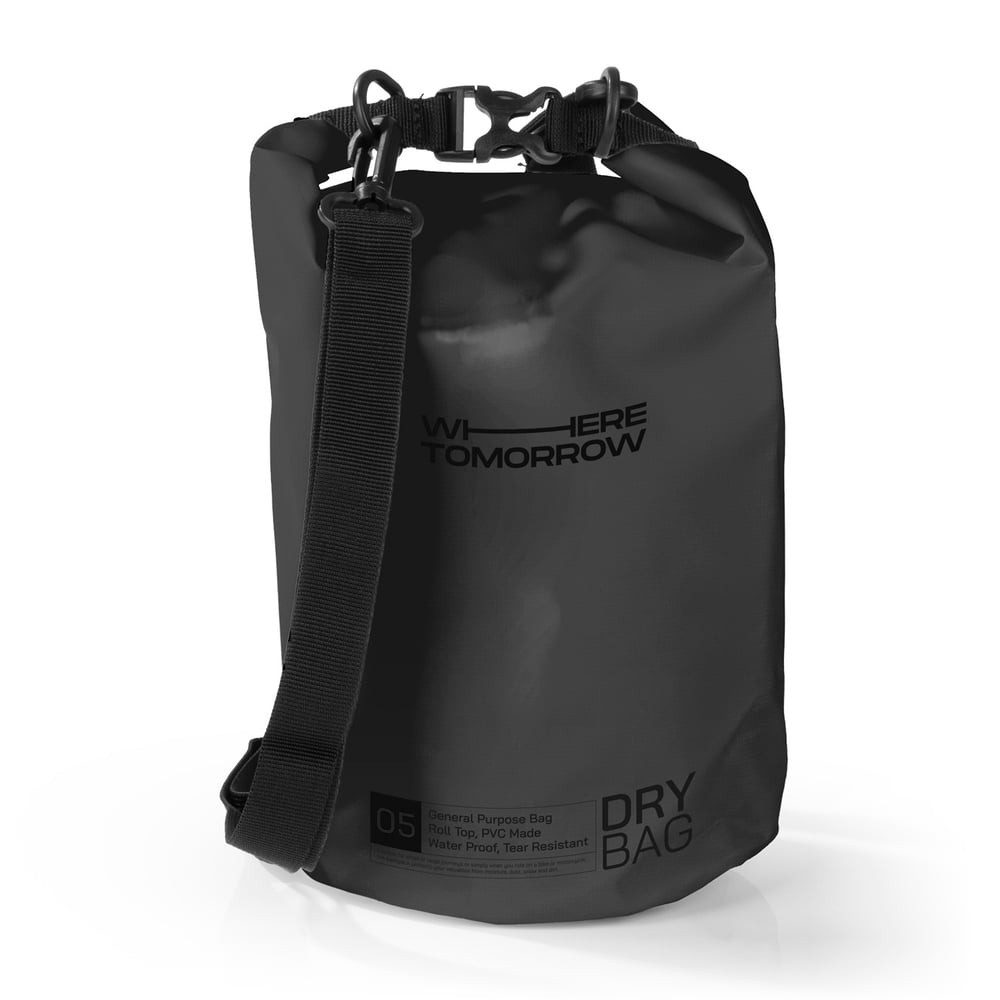 #DoYourSports Aufbewahrungstasche Aufbewahrungstasche PVC dry bag 5L inkl. Nylongurt, Outdoor Tasche Camping Angeln wasserdicht Handy sicher aufbewahren