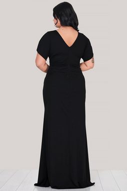 Modabout Abendkleid Langes Abendkleid Maxikleid für große Größen - NELB0553D9576SYH (1-tlg)