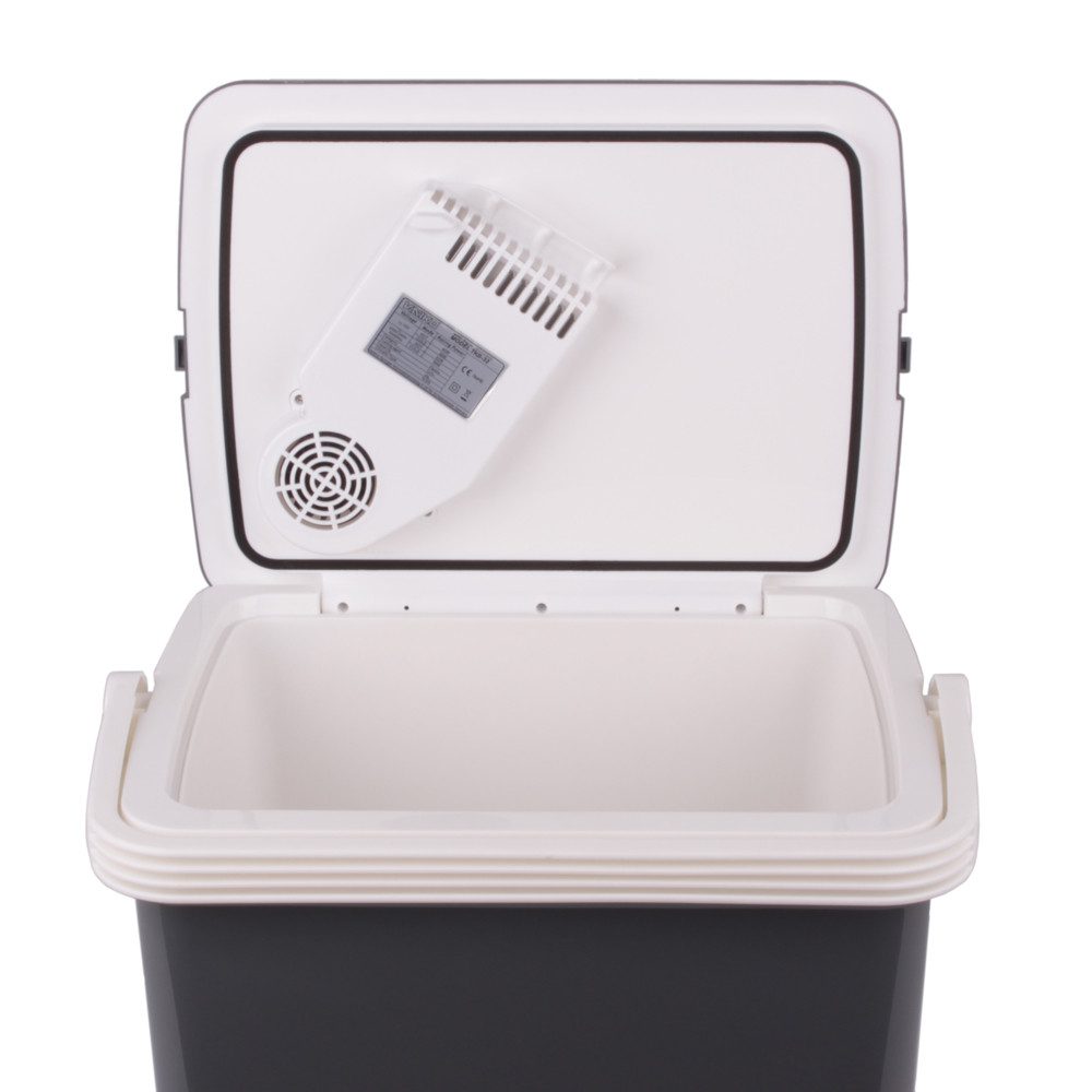 Vaiko Elektrische Kühlbox Elektrisch Mini Kühlschrank für KFZ Auto Camping, 32 l, leicht und mobil, mit ECO-Modus, 12 & 230 V Anschluss kühlt und wärmt