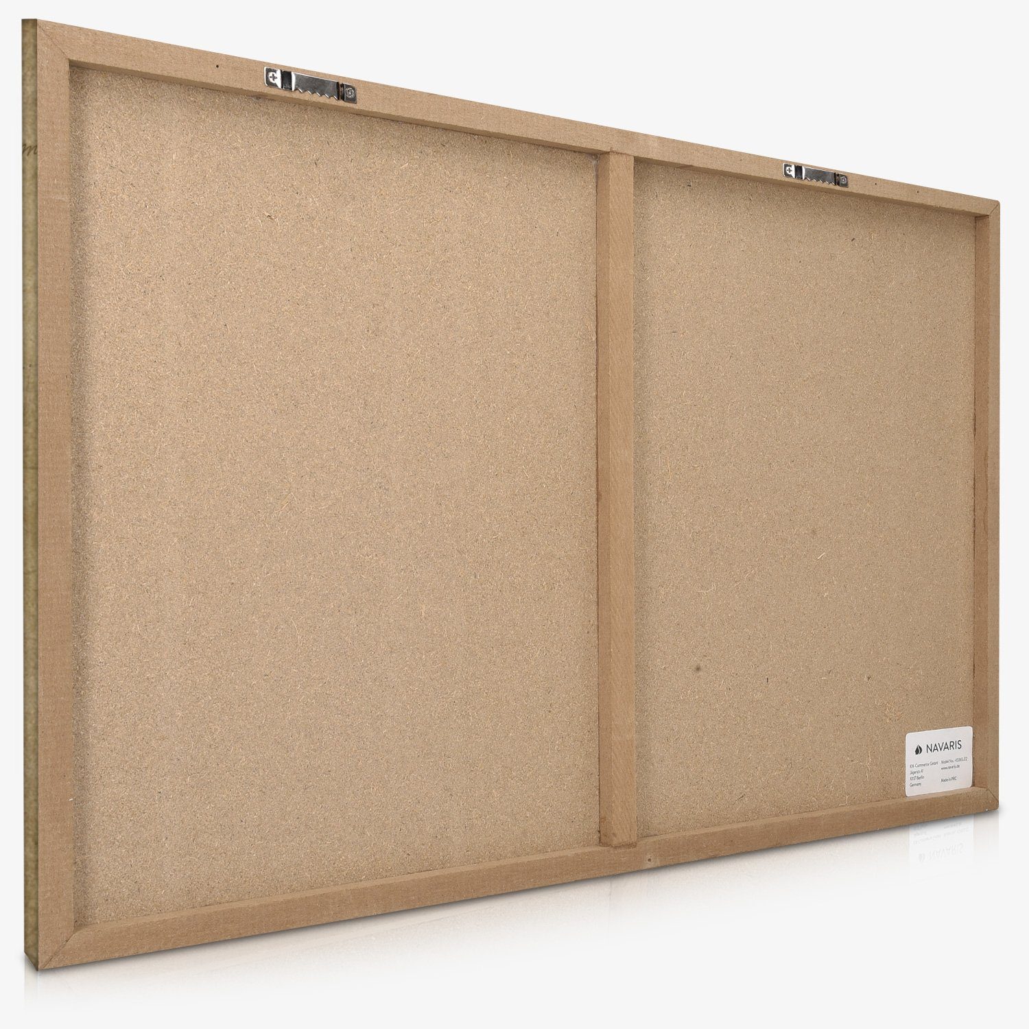 Memoboard 60x40 Halterung Memoboard mit Navaris cm abwaschbar - Magnetpinnwand