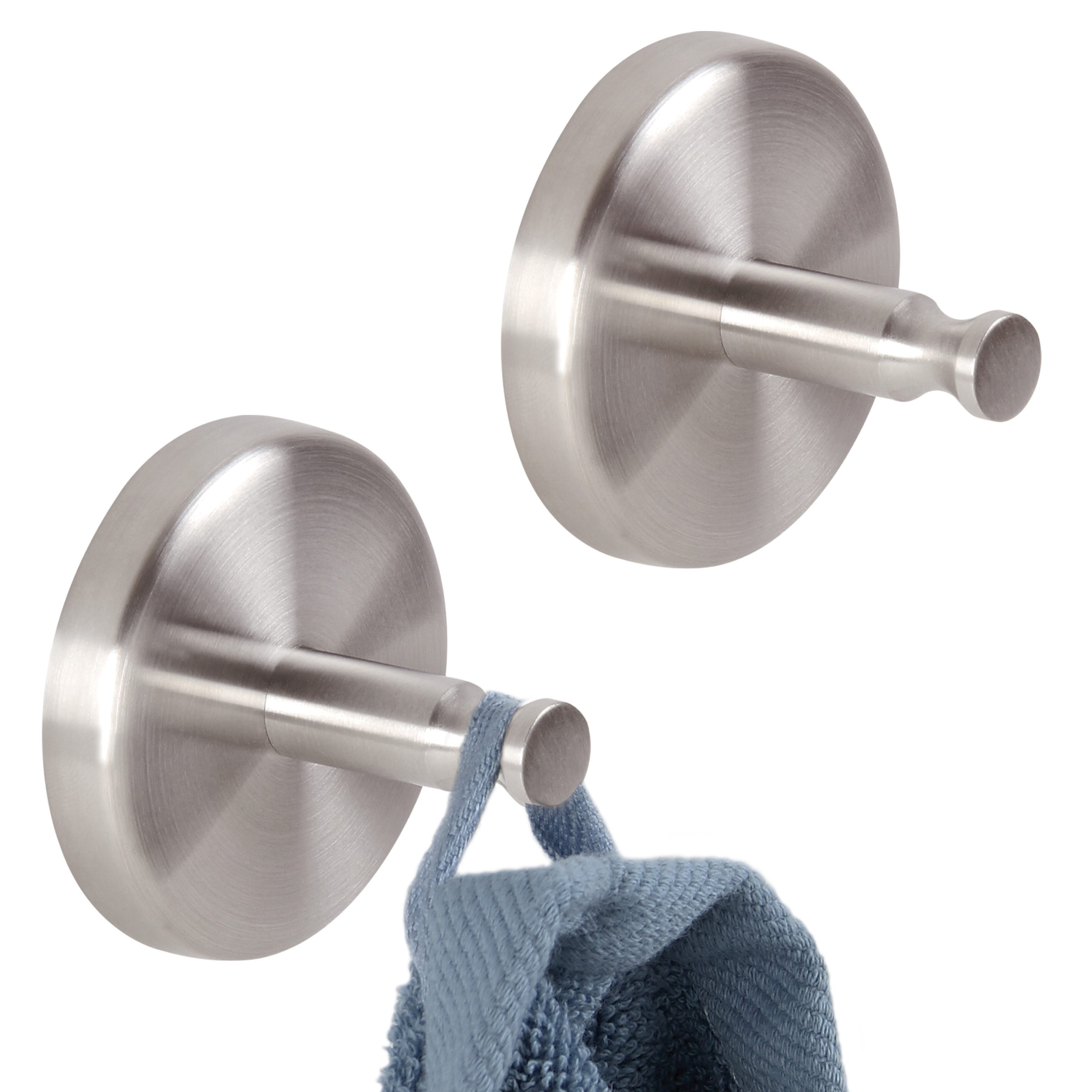 bremermann Handtuchhaken Bad-Serie PIAZZA - 2er Set, aus Edelstahl matt, (2 günstig online kaufen