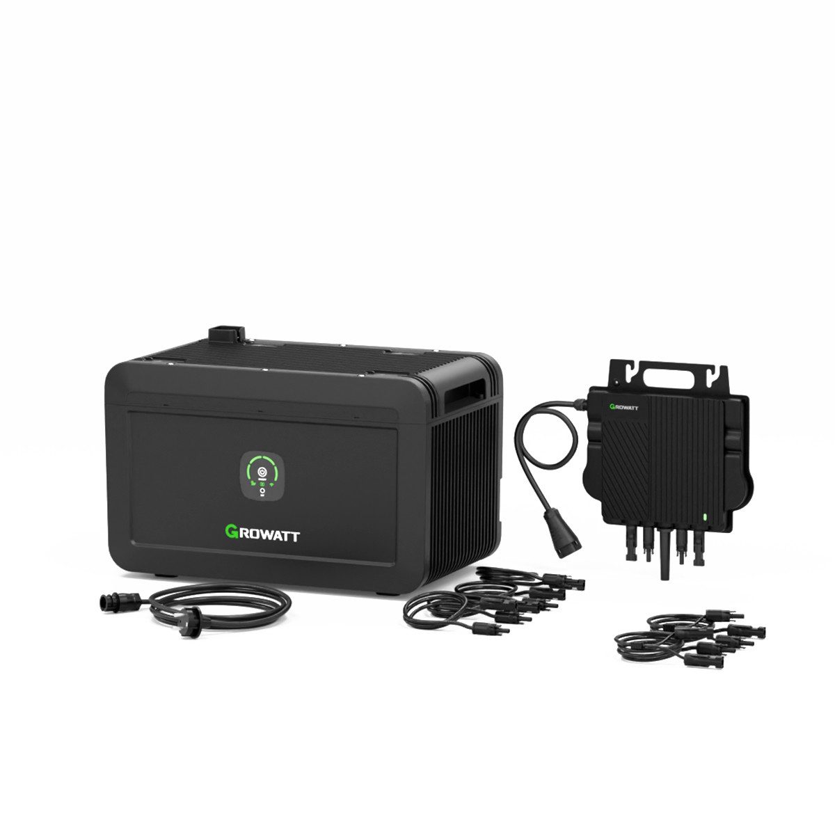 Balkonkraftwerk Growatt NOAH 2000 Speicher, 2048Wh mit 1800W PV-Eingangsleistung